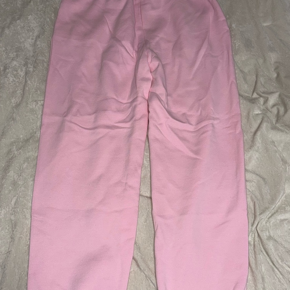 PrettyLittleThing Pink Drawstring Joggers - Picture 3 of 3